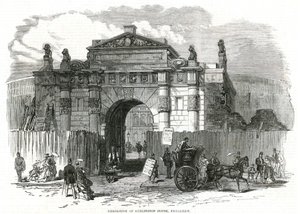Sloop van Burlington House, Piccadilly door English School