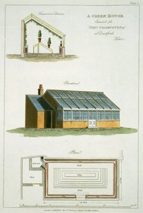 Ontwerp voor een Kas, uitgevoerd voor Thomas Caldecott in Dartford, Kent, 1806