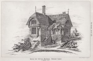 Ontwerp voor Cottage Residence, Ewhurst, Surrey door English School