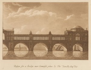 Ontwerp voor een brug bij Somerset Place door English School