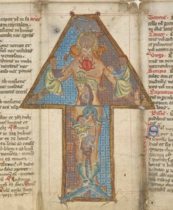 Detail van Zodiac Man, illustratie uit 