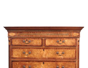 Detail van een George III Tallboy door English School