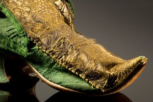 Detail van een schoen