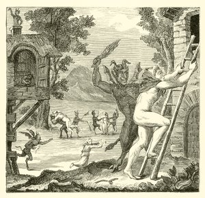 Duivels grepen vaak mannen en geselden hen. Abbe Boileau