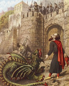 Diabolus, Ill-Pause en Tisiphone voor de poorten van Mansoul door English School