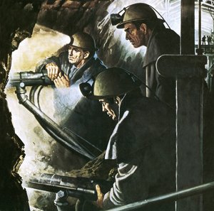 Graven van een tunnel