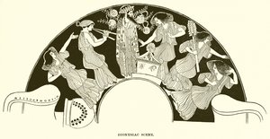 Dionysische Scène door English School