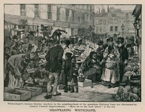 Verdwijnend Whitechapel: De beroemde zondagmarkten in de buurt van de voormalige Petticoat Lane worden bedreigd door verbeteringen van de County Council