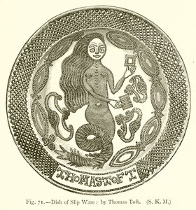 Schaal van slipware