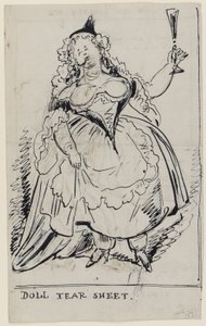 Doll Tear Sheet, ca. 1825