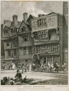 Woonarchitectuur: huizen aan de zuidkant van Leadenhall Street, Londen door English School