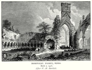 Dominicaans klooster, Sligo (gravure)