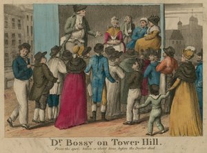 Dr. Bossy op Tower Hill, Londen