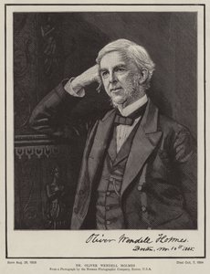 Dr. Oliver Wendell Holmes door English School