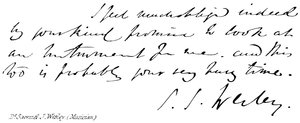 Dr Samuel J Wesley, (muzikant)