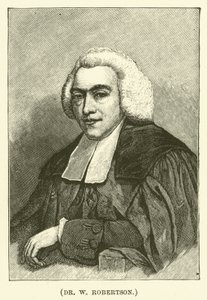 Dr W Robertson (gravure) door English School