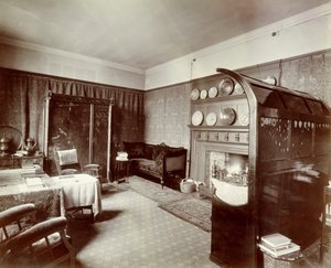 Salon, Kelmscott House, Londen, 1896