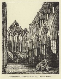 Dunblane-kathedraal, het schip, kijkend naar het westen