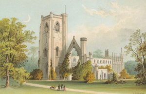 Kathedraal van Dunkeld door English School