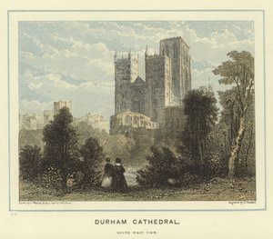 Durham Kathedraal, zuidwestelijk zicht
