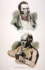 Dutch Sam en John Smith, uit een prent gepubliceerd in 1812