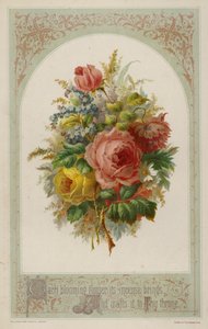 Elke bloeiende bloem brengt zijn wierook en waait het naar uw troon (kleur litho)