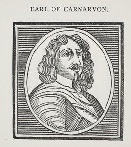 Graaf van Carnarvon, illustratie uit Chap-books van de achttiende eeuw door John Ashton, uitgegeven 1882