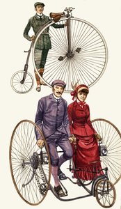 Vroege fietsen montage door English School