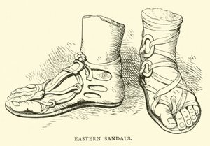 Oosterse sandalen door English School
