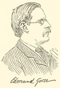 Edmund Gosse (gravure) door English School