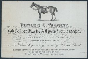 Edward C Targett, klusjesman en stalhouder door English School