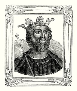Edward II werd geboren in 1284, gekroond in 1308 en vermoord in 1328 door English School