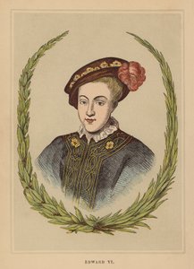 Edward VI (gekleurde gravure)