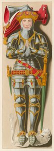 Beeld van Sir Richard Vernon, 1450