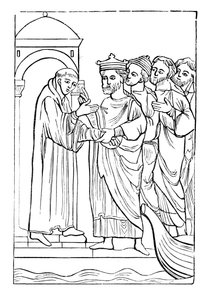 Egfrid, koning van Northumberland, uit 
