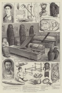 Egyptische, Griekse en Romeinse oudheden ontdekt door de heer Flinders Petrie door English School