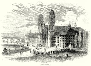 Einsiedeln (gravure) door English School