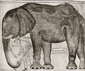Olifant gestuurd door St Louis naar Henry III, uit 