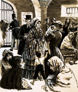 Elizabeth Fry werd een voorvechter van gevangenishervormingen na een bezoek aan Newgate Prison