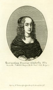 Elizabeth Stuart, tweede dochter van koning Charles I door English School