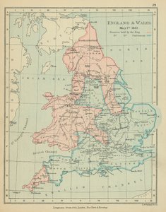 Engeland  Wales (kleurenlitho) door English School