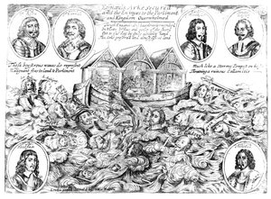 Engelands Ark Beveiligd en de Vijanden van het Parlement en Koninkrijk Overweldigd, 1645-46 door English School