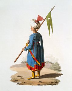 Vaandeldrager van de Spahis, 1818 door English School