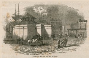 Ingang van de Thames Tunnel