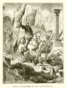 Intocht van Mohammed II in Constantinopel door English School