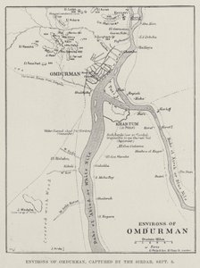 Omgeving van Omdurman, veroverd door de Sirdar, 3 september