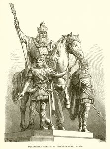 Ruiterstandbeeld van Karel de Grote, Parijs door English School