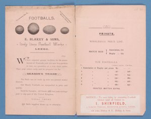 Uitrustingscatalogus geproduceerd door E. Blakey & Sons, 1895