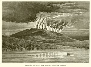 Uitbarsting van Mauna Loa, Hawaii, Sandwich-eilanden