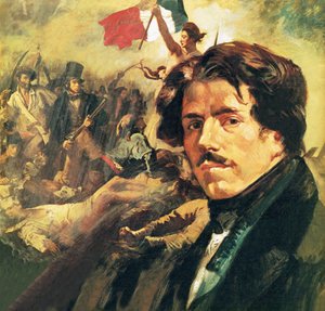 Eugène Delacroix door English School